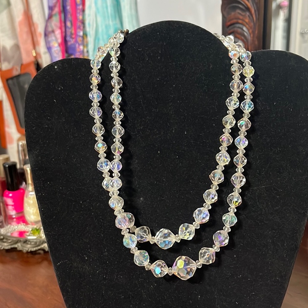 Vintage crystal necklace